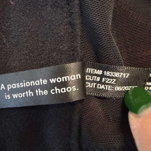 Plaid Red and Black Women's Bra - Picture 13 of 14